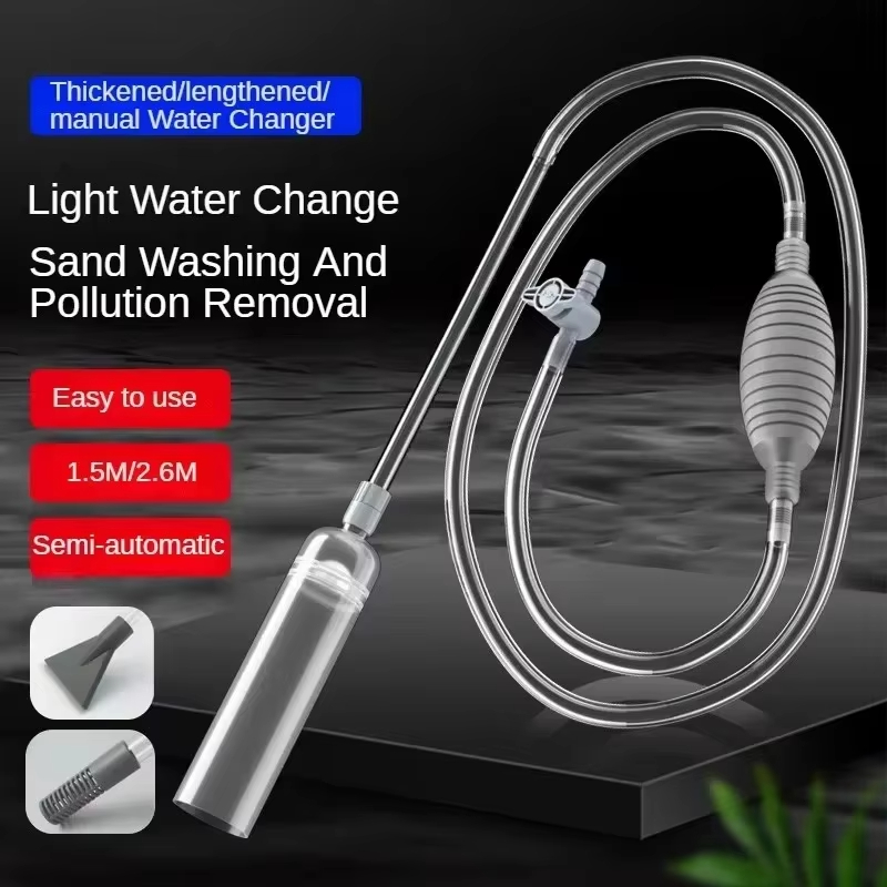 Marine Aquarium Water Change - Новый ручной сифонный насос для аквариума: