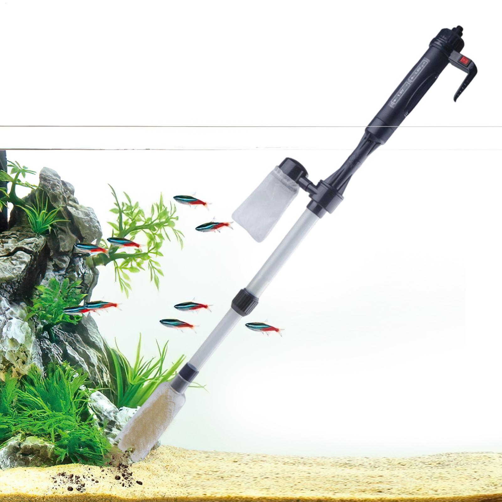 Marine Aquarium Water Change - Аквариумный пылесос с регулируемой телескопической насадкой,