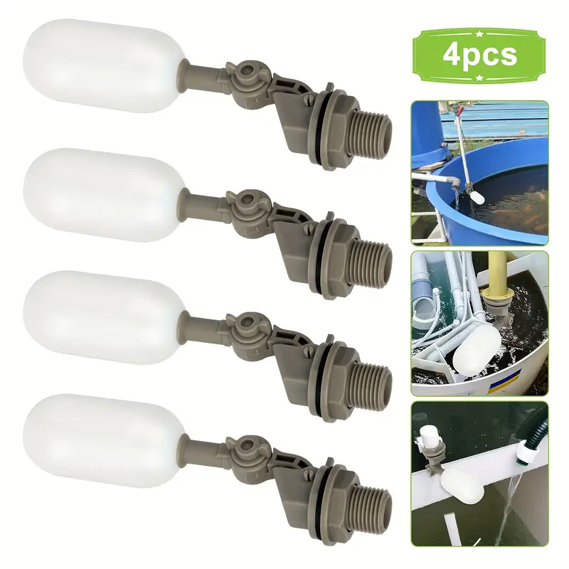 Marine Aquarium Water Change - 4 шт., пластиковый поплавковый шаровой клапан