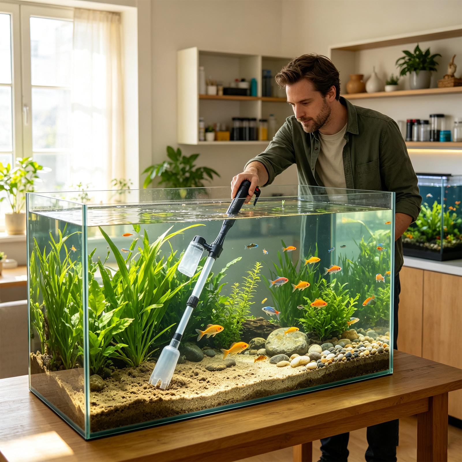 Электрический очиститель субст – обзор и цена Marine Aquarium Water Change